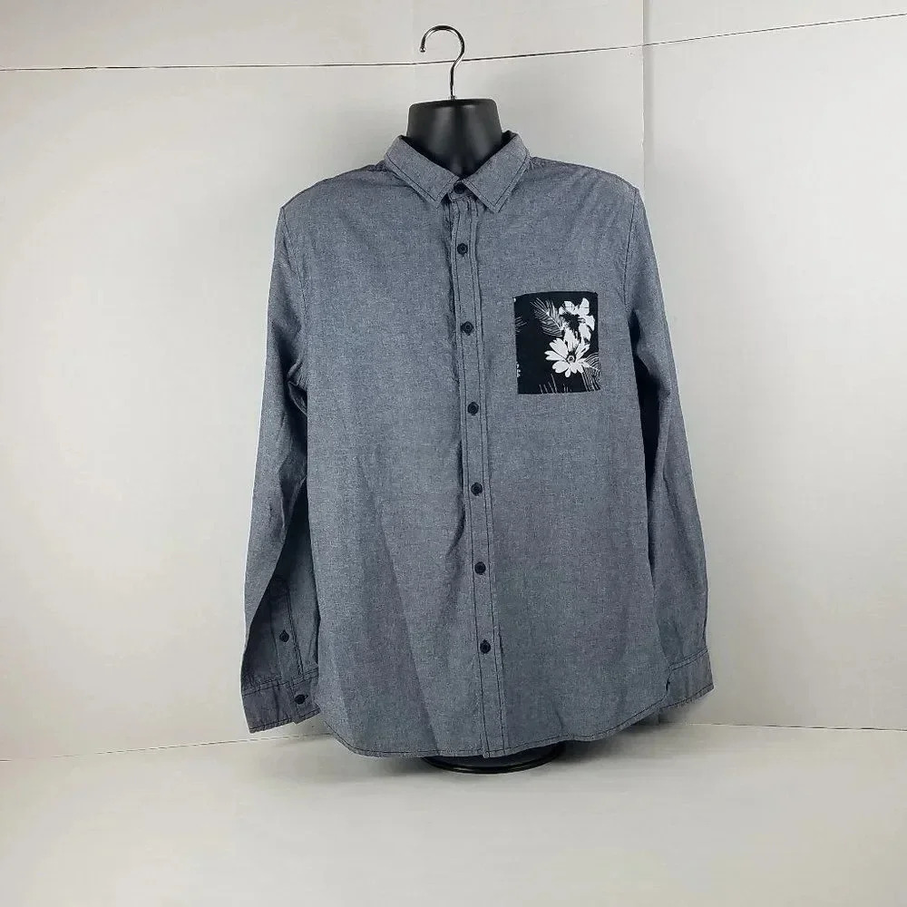 on the byas men's shirt